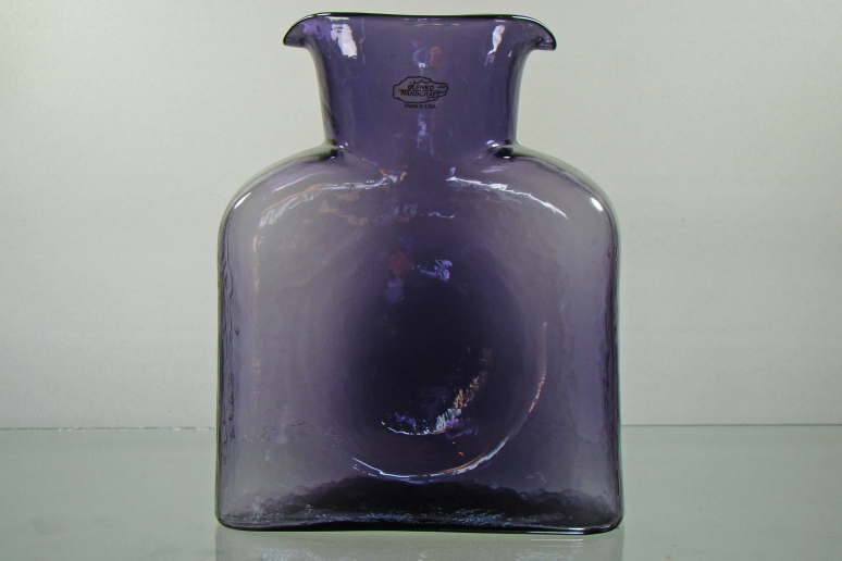 Blenko Water Bottle Violet